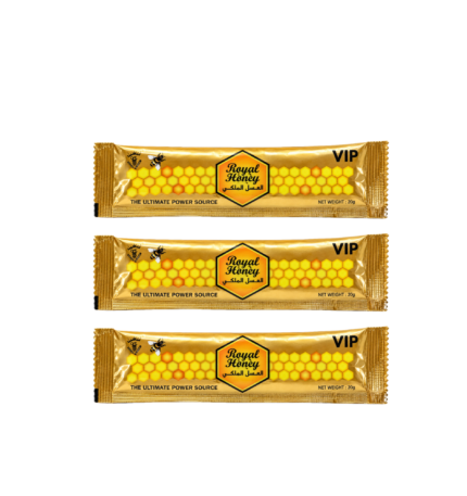 The Original Royal Honey Sachets  3 Packs x 20 Grams