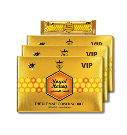 3x Royal-Honey-Packs  12 Sachets - 20 g